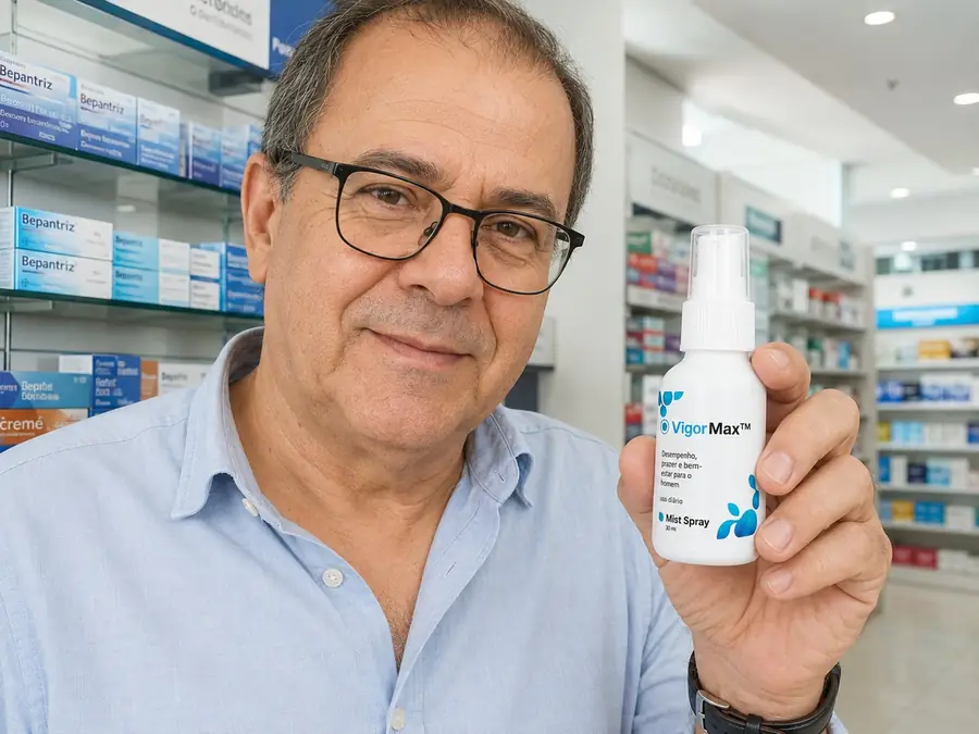 Farmacêutico recomendando VigorMax